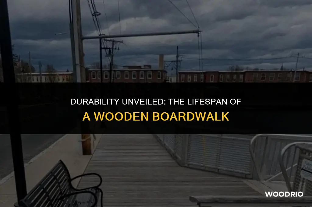 how long will a wooden boardwalk last