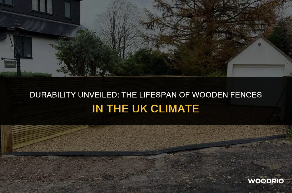 how long will a wooden fence last uk