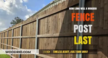 Durability Unveiled: The Lifespan of a Wooden Fence Post