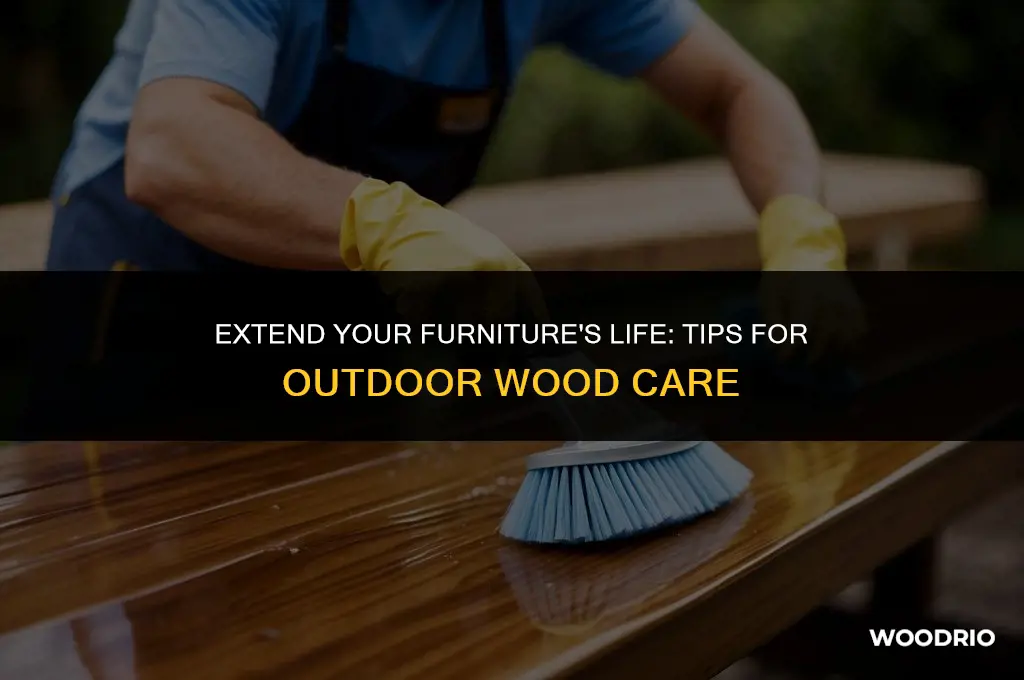 how long will indoor wood furniture last outside if covered