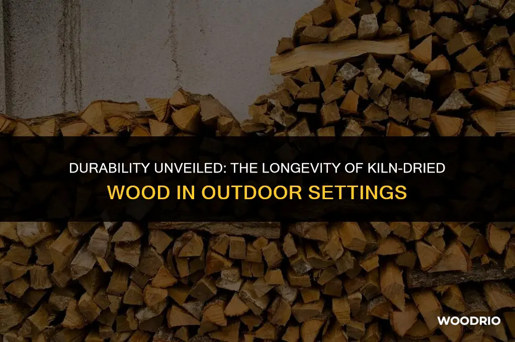 how long will kiln dried wood last outside