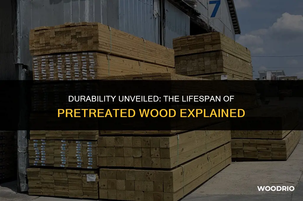 how long will pretreated wood last