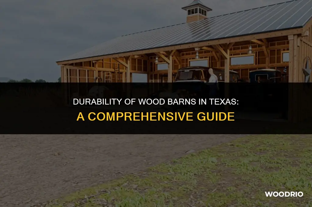 how long will wood barn last in texas