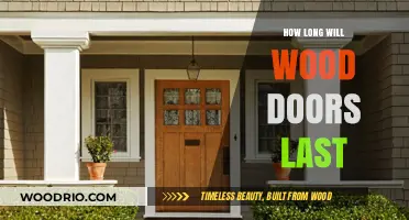 Timeless Elegance: The Durability and Lifespan of Wood Doors