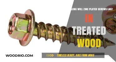 Durability Unveiled: Zinc-Plated Screws in Treated Wood Applications