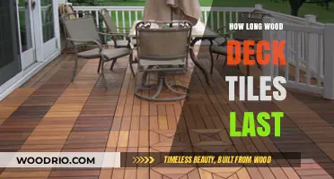 Durability Unveiled: Lifespan of Wood Deck Tiles Explained
