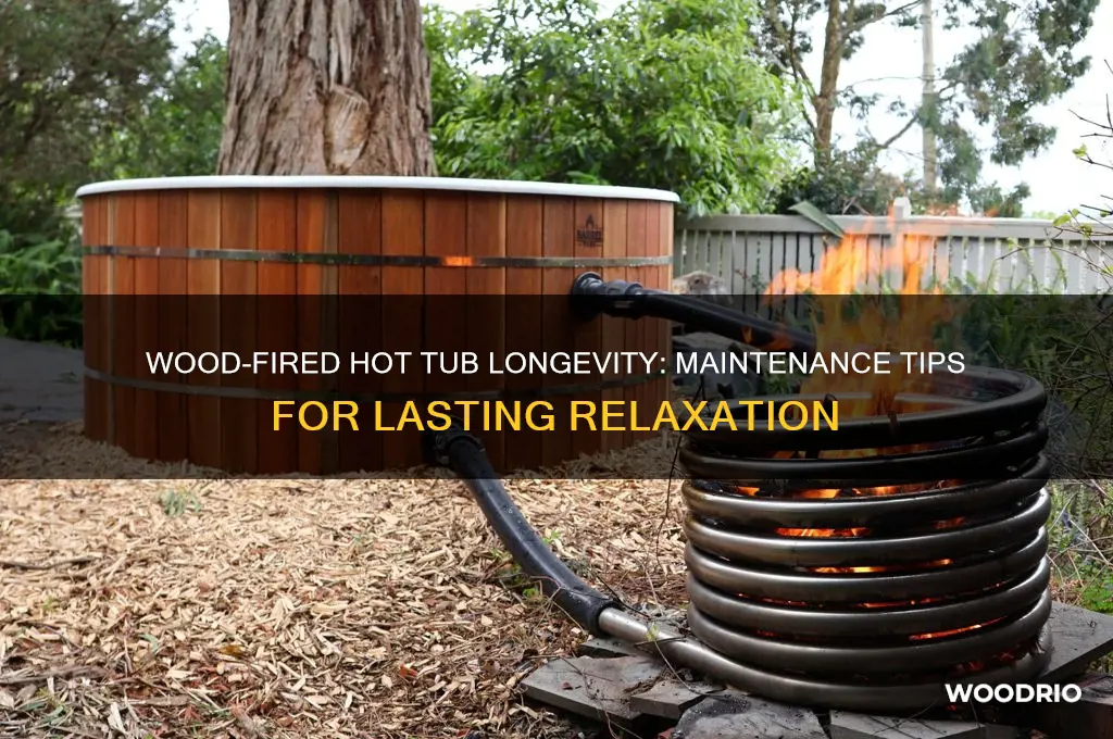 how long wood fired hot tub