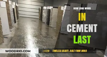 Wood in Cement: Durability, Lifespan, and Longevity Explained