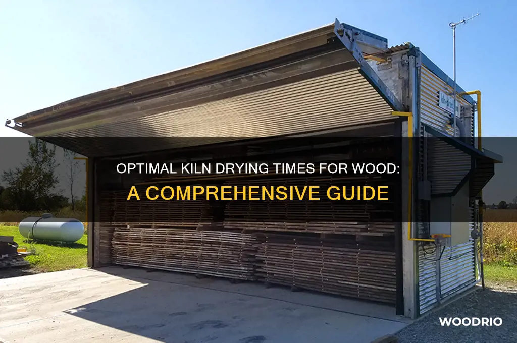 how long wood on kiln