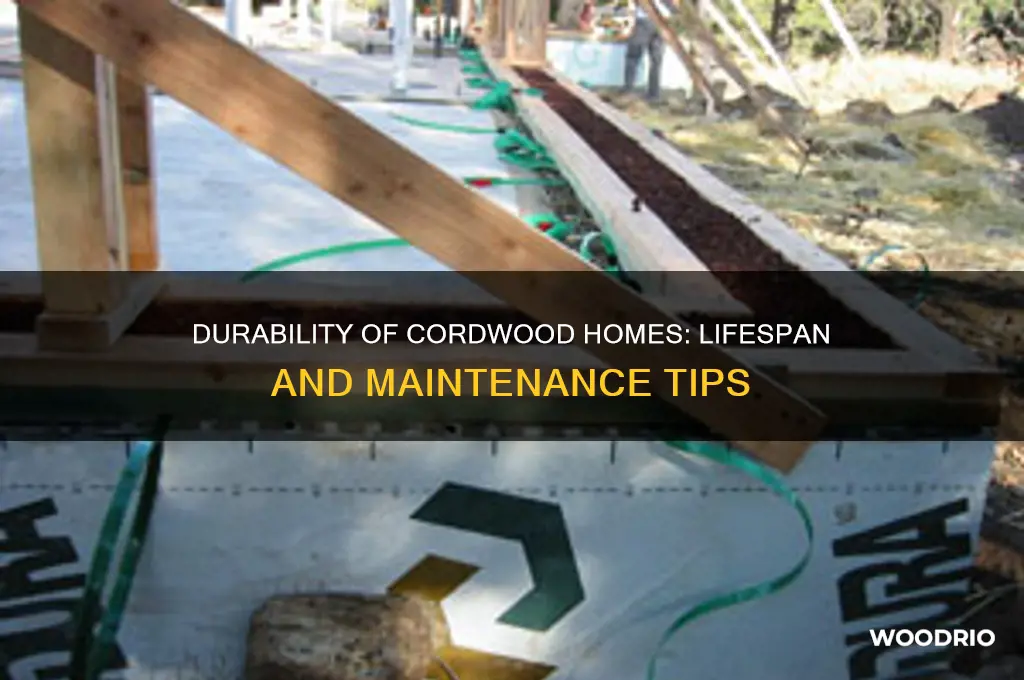 how long would a cord wood house last