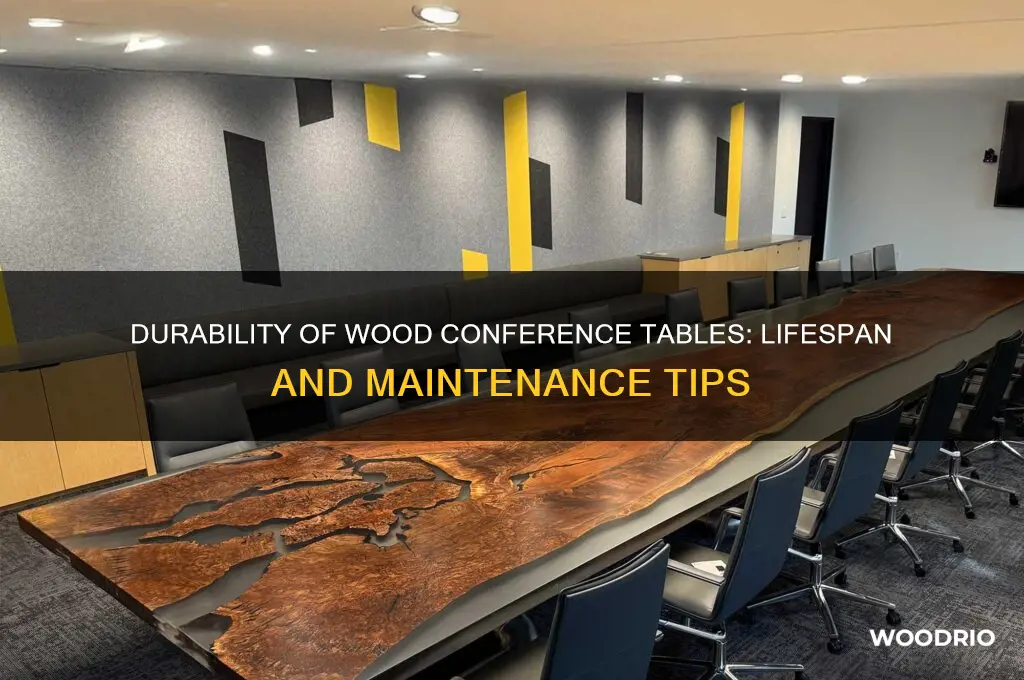 how long would a wood conference table last