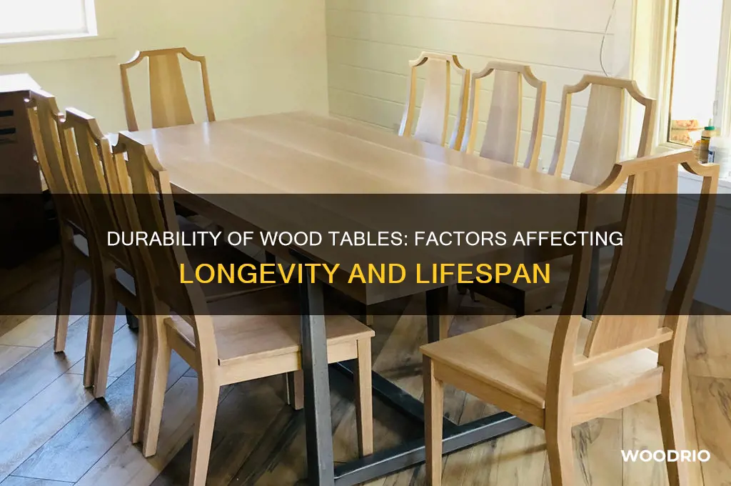 how long would a wood table last