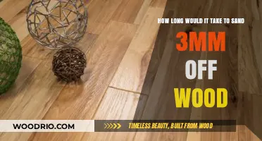 Sanding Wood: Time to Remove 3mm Efficiently Explained
