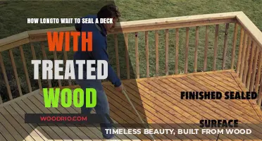Patience Pays Off: Optimal Timing for Sealing Treated Wood Decks