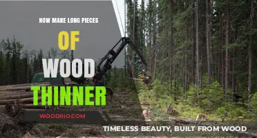 Mastering Wood Thinning: Techniques to Slim Down Long Wooden Pieces