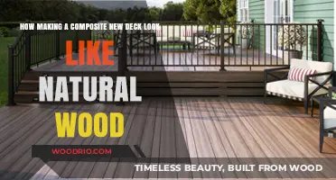 Achieving a Natural Wood Look with Composite Decking: A Guide