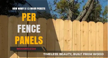 Calculating 5 1/2 Wood Pickets Needed for Fence Panels