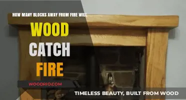 Exploring the Ignition Point: How Far Can Wood Catch Fire from a Blaze?