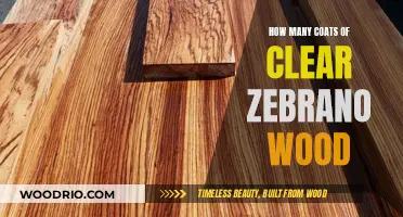 Achieving Perfection: Clear Zebrano Wood Coat Applications