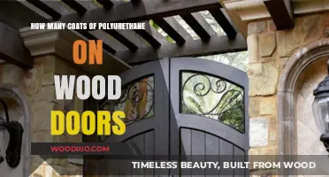 Enhancing Wood Doors: The Optimal Polyurethane Coat Application