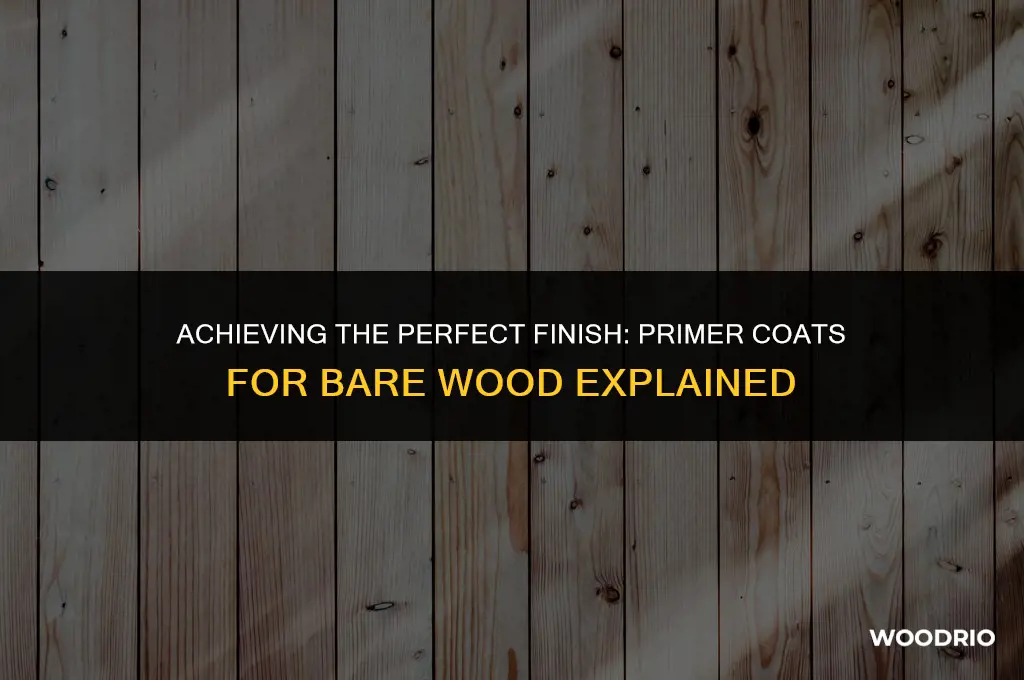 how many coats of primer is best on bare wood