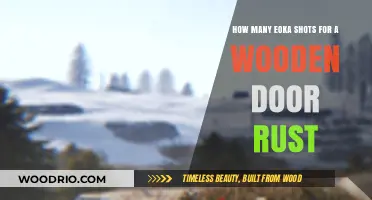 Rustic Door Defense: Eoka Shots to Breach a Wooden Barrier