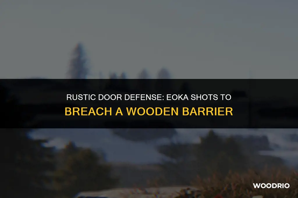 how many eoka shots for a wooden door rust