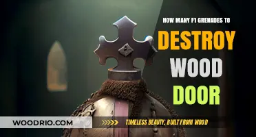 Explosive Entry: Calculating the Force Needed to Breach a Wooden Door