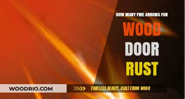 Effective Rust Removal: Fire Arrows for Wood Doors