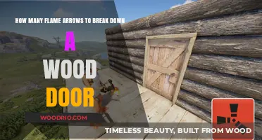 Flame Arrows: The Efficient Way to Breach a Wooden Door