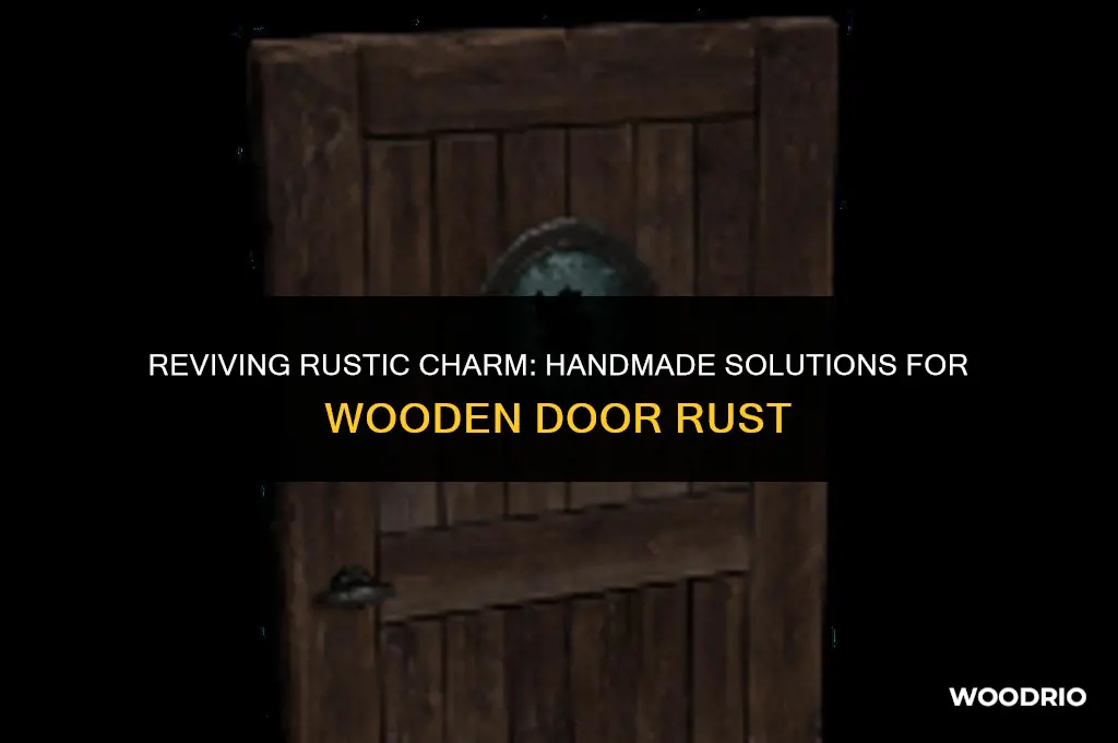 how many handmades for a wooden door rust
