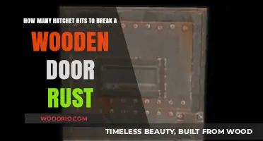 Effective Hatchet Strikes to Breach a Wooden Door in Rust