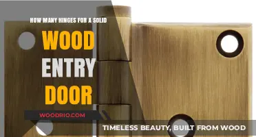 Choosing the Right Hinges for Your Solid Wood Entry Door