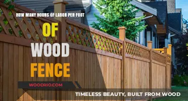Estimating Labor Hours for Installing Wood Fences Per Foot