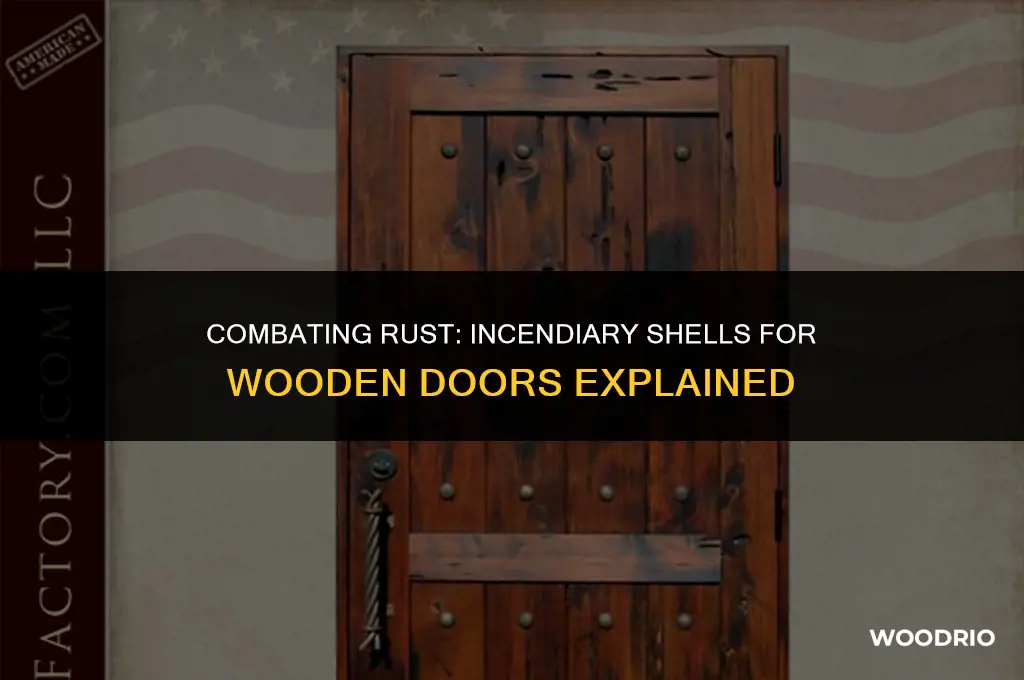 how many incendiary shells for wooden door rust