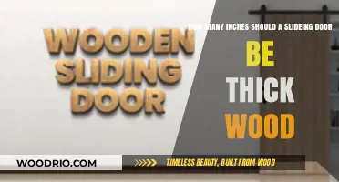 Optimal Thickness for Sliding Wooden Doors: A Comprehensive Guide