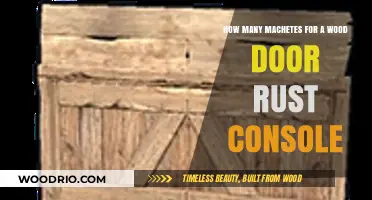 Rust Console: Machete Efficiency for Wood Door Breaching