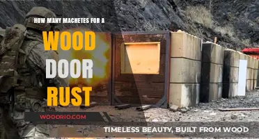 Effective Machete Techniques for Breaching Rusted Wood Doors