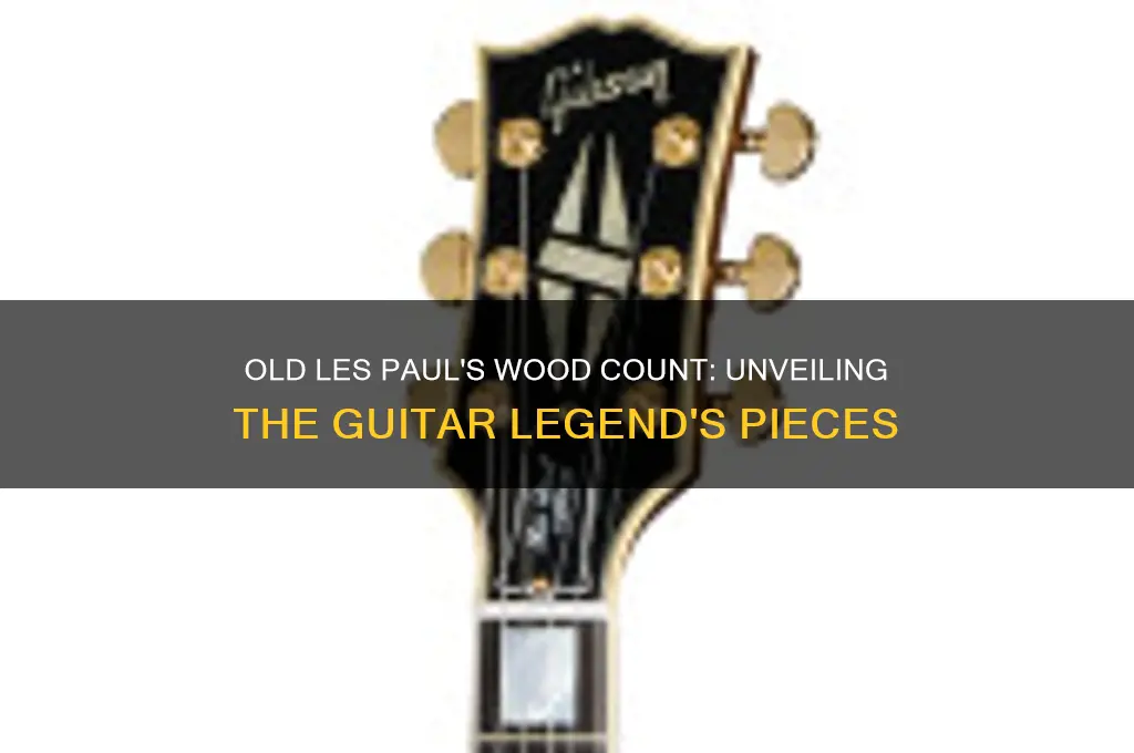 how many pieces of wood old les paul