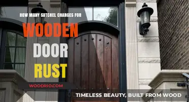 Rustic Door Restoration: Satchel Charges for Wooden Door Rust Removal