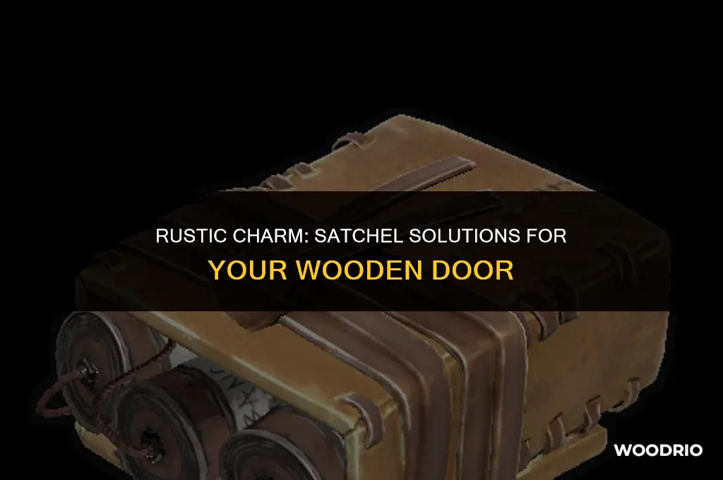 how many satchels for a wood door rust