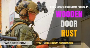 Explosive Charges: The Surprising Truth About Blowing Up Wooden Doors