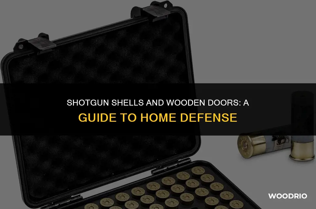 how many shotgun shells for a wooden door