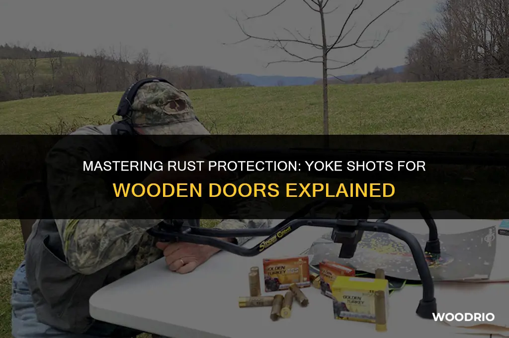how many shots with yoke in rust for wood door