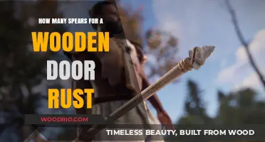 Combating Rust: Optimal Spear Count for Wooden Door Protection