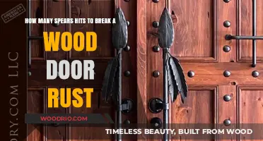 Spear Strikes Required to Breach a Wooden Door in Rust