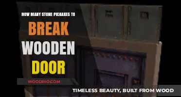 Crafting Efficiency: Stone Pickaxes and Wooden Doors