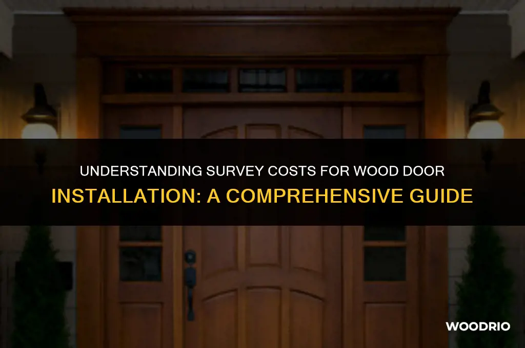 how many survey charges for a wood door