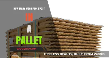 How Many Wood Fence Posts Fit on a Standard Pallet?