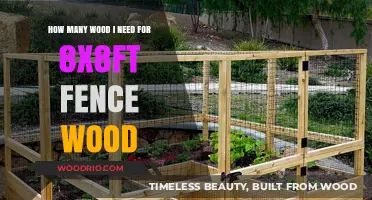 Calculating Wood Requirements for an 8x8ft Fence Project